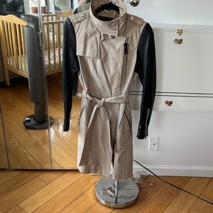 Mackage Trench with Leather